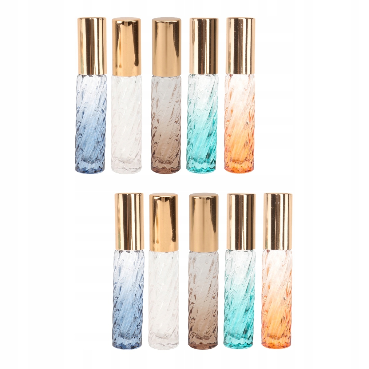 10 sztuk Szklane butelki Butelki Roll- On Marka inna marka