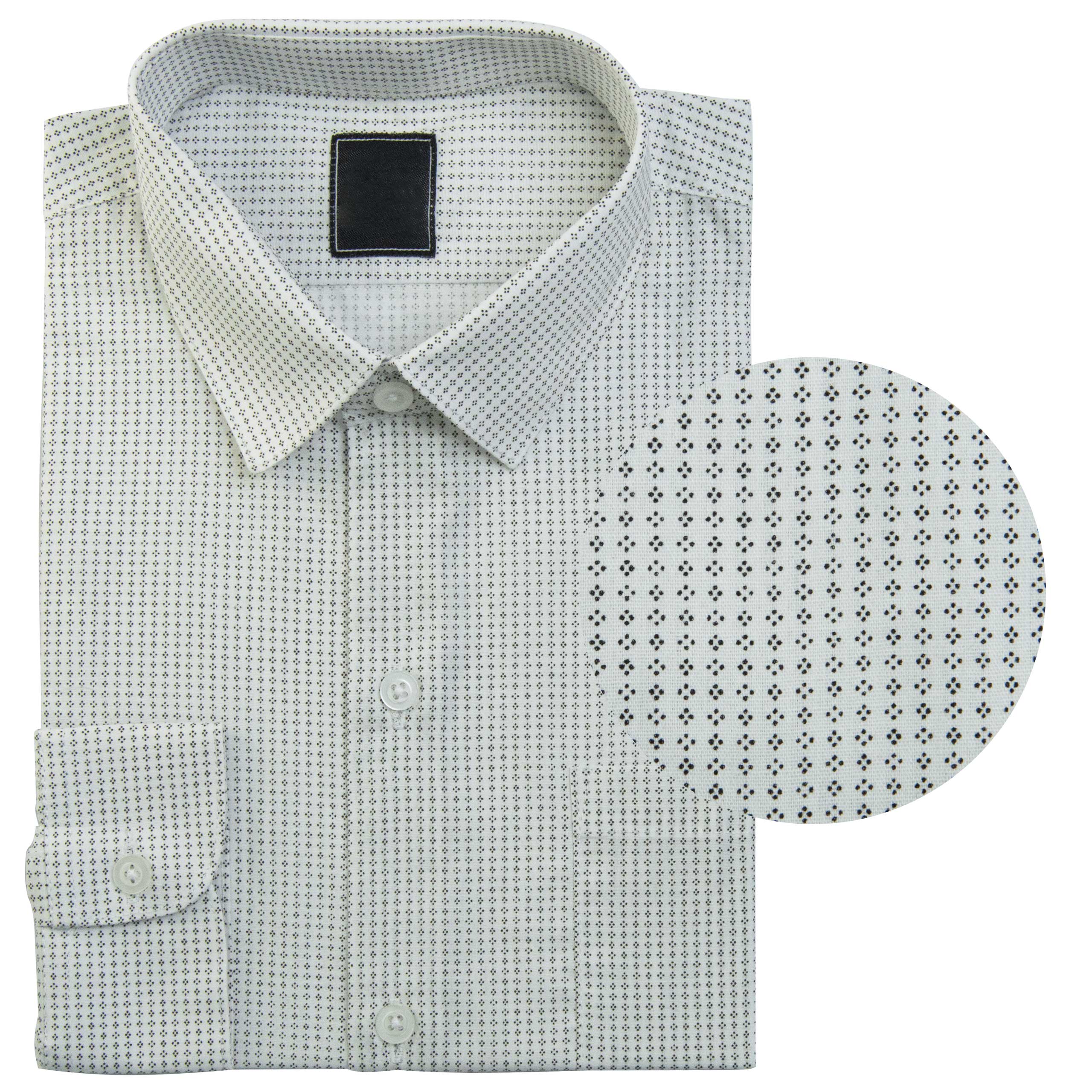 KOSZULA WIZYTOWA MŁODZIEŻOWA długi rękaw 134