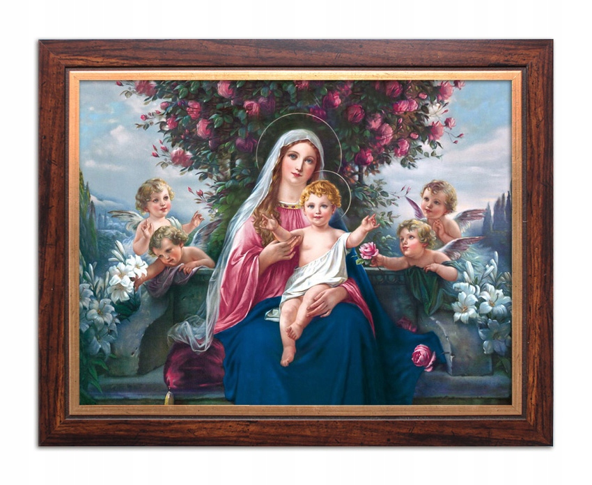 

Obraz W Ramie 50x70 Matka Boża Różana