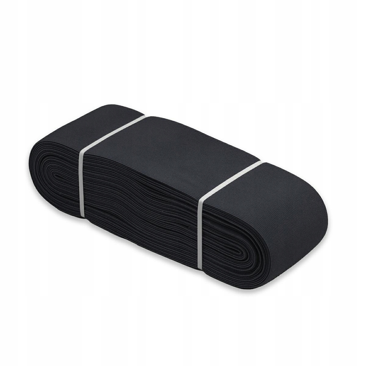 Guma tkaná 80mm/10mb černá P7001