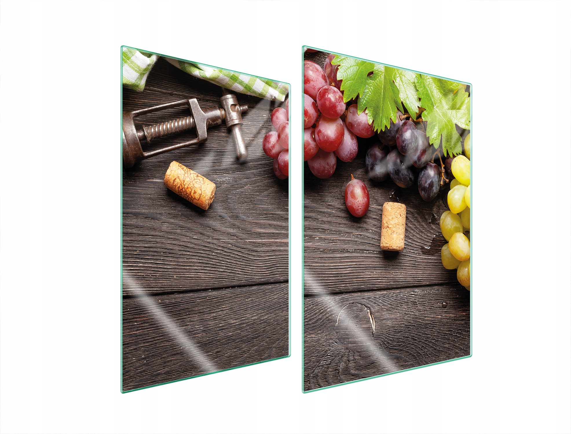 Skleněná Ochranná Deska Do Kuchyně 2x35x52 Ovoce Tvrzené Sklo