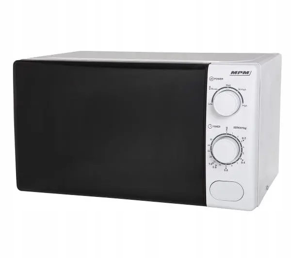Kuchenka Mikrofalowa MPM-20-KMM-12/W Mpm Biała Wolnostojąca