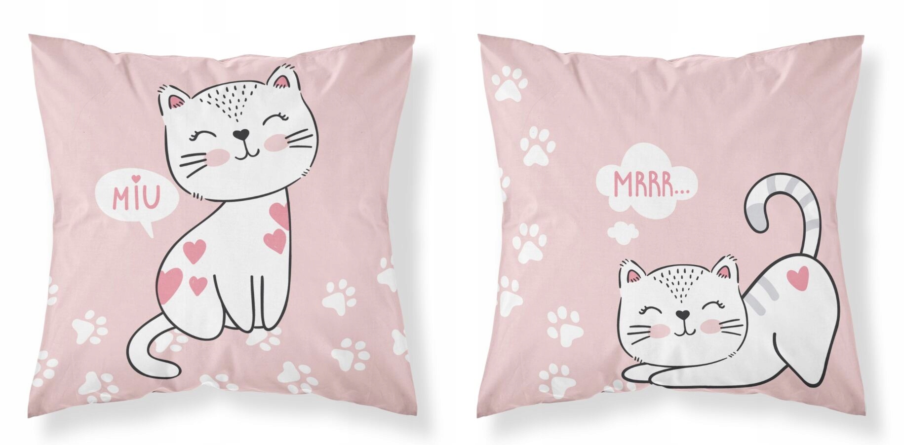 Poszewka niemowlęca 40x40 Kotek BAWEŁNA