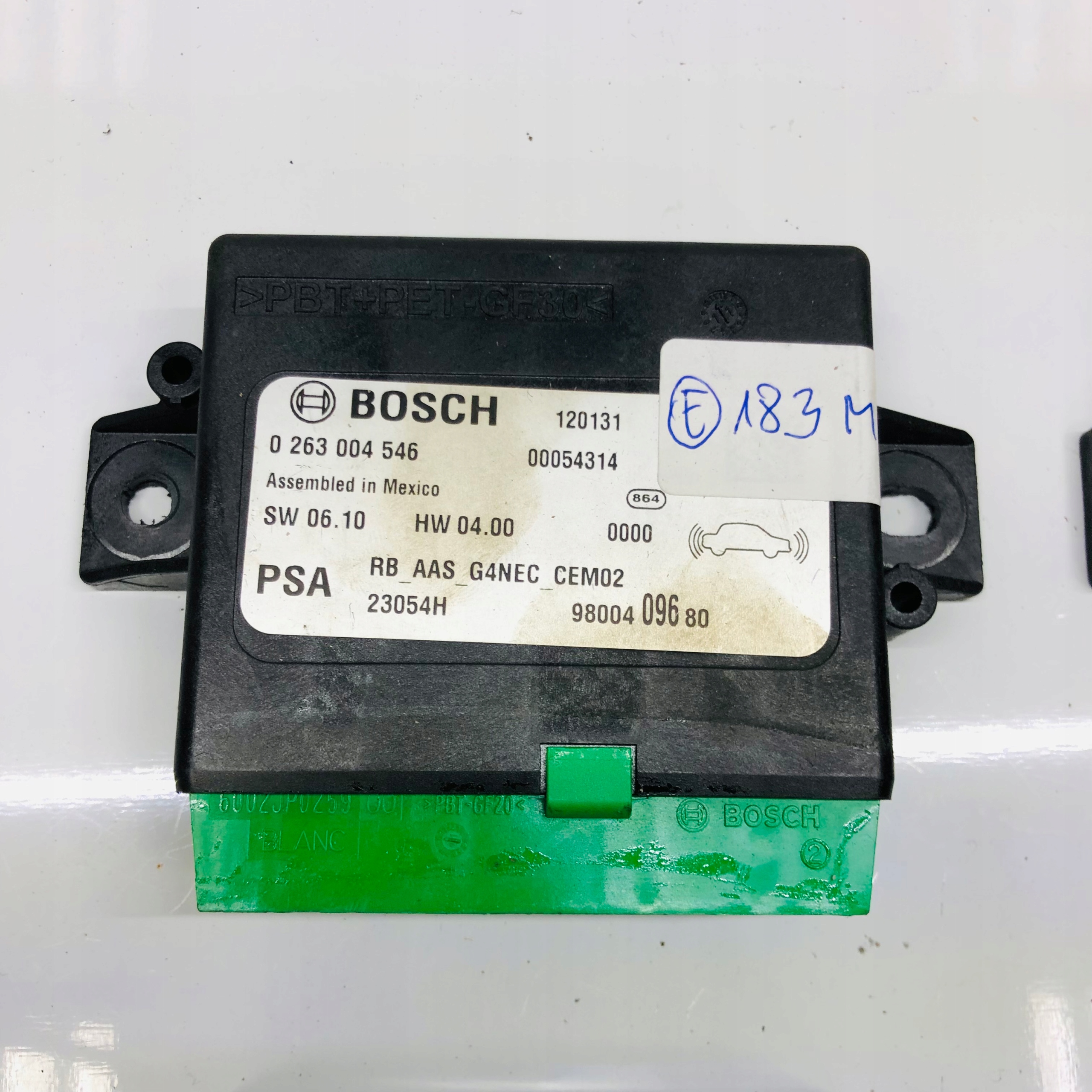 MODUŁ STEROWNIK PDC CITROEN PEUGEOT 9800409680 Numer katalogowy części 9800409680