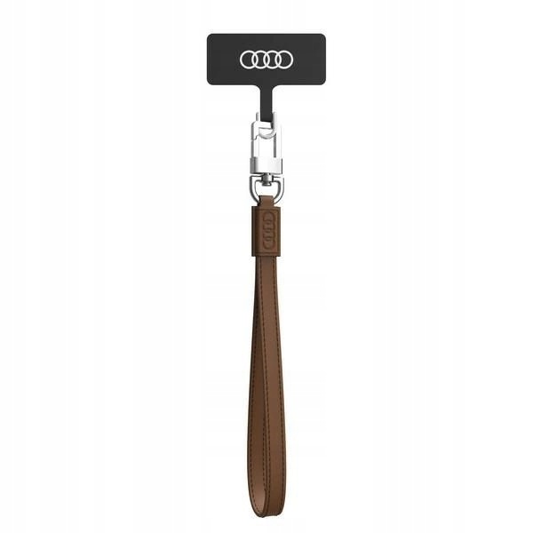 Smycz Audi Crossbody Leather uniwersalna 28cm x 10mm brązowa