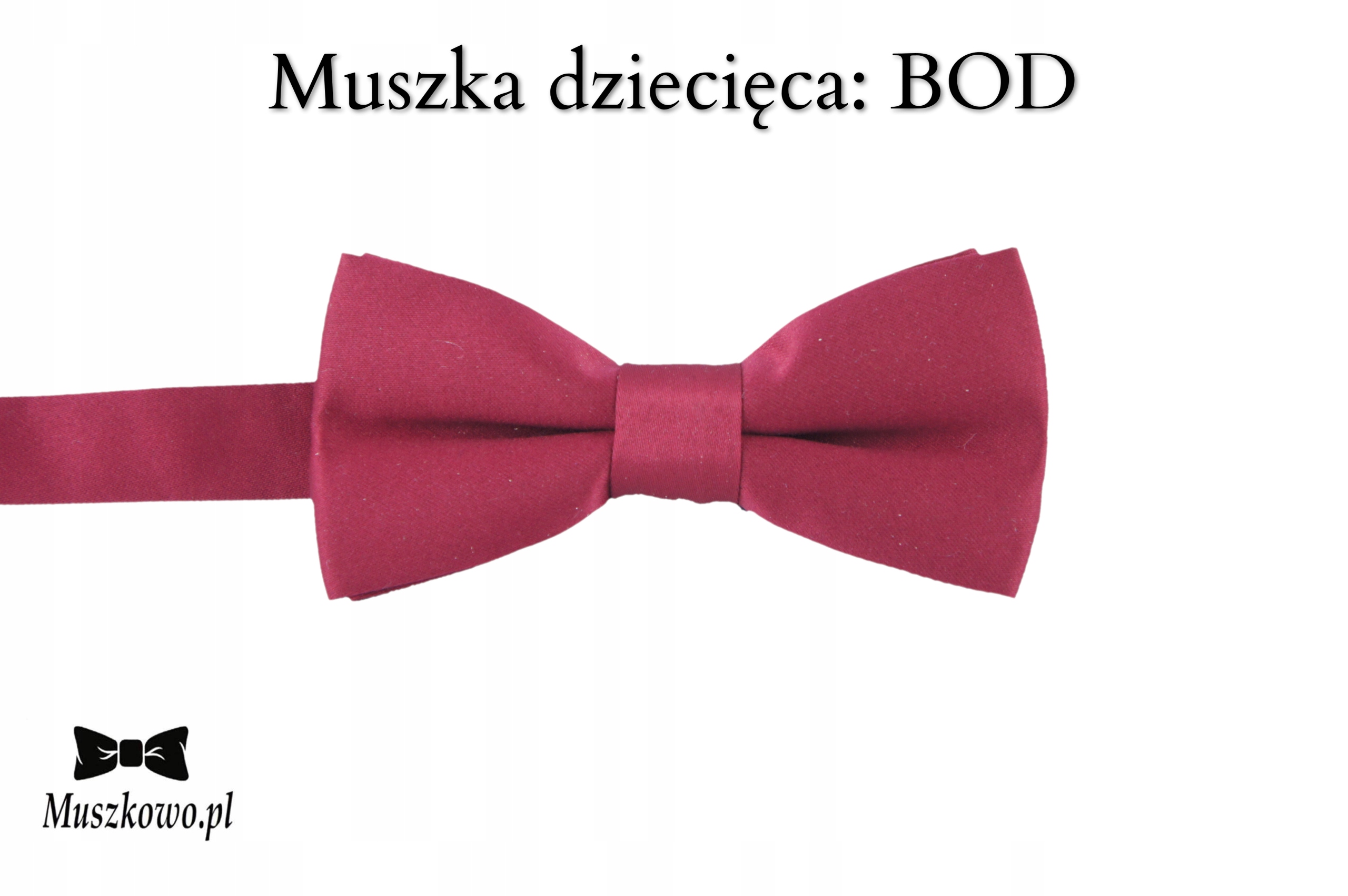 BORDOWE Szelki i muszka dziecięce 2-8 lat WZORY DO WYBORU! Kolor czerwony