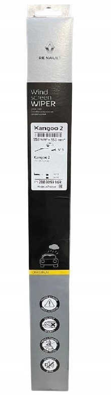 288909916R - ЩІТКИ СКЛООЧИСНИКА RENAULT KANGOO II ОРИГІНАЛ