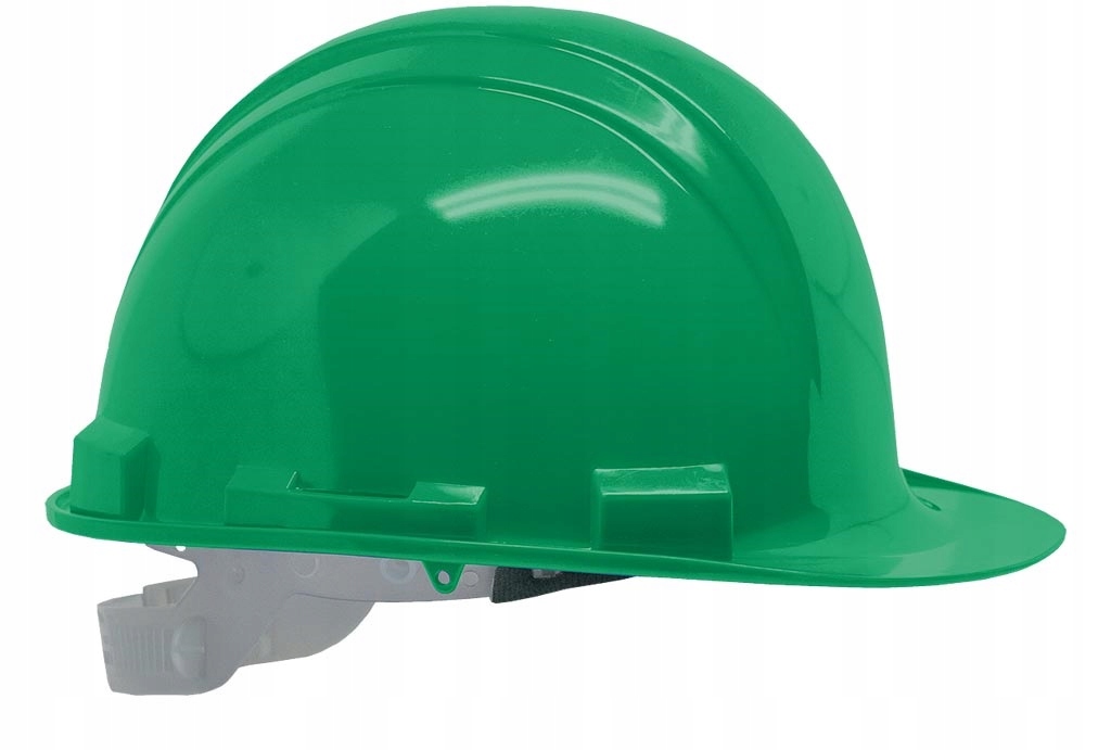 HEŁM OCHRONNY KASK BUDOWLANY REGULOWANY ZIELONY