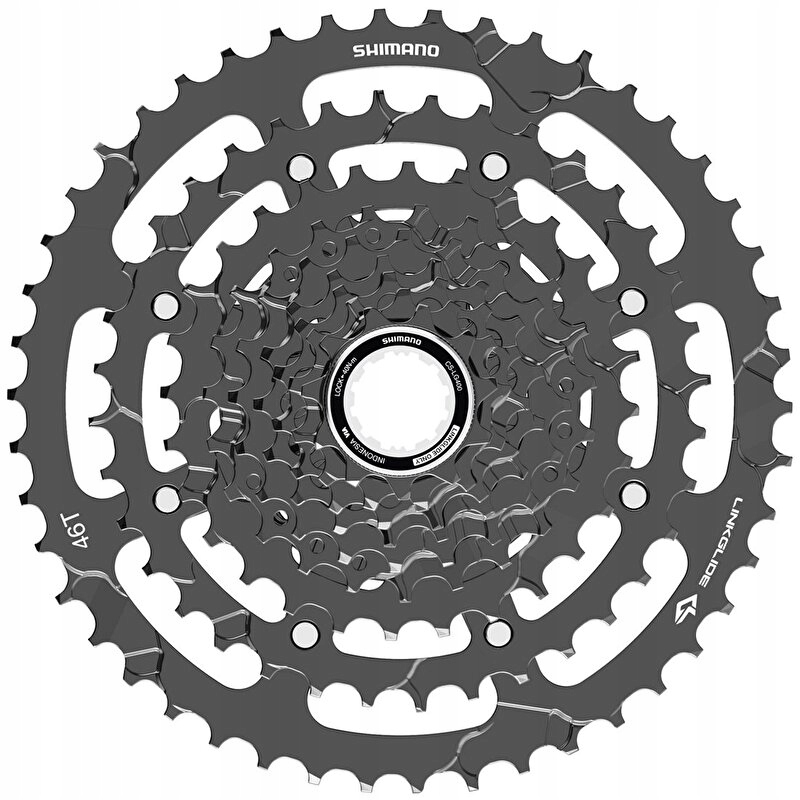 9-kazeta Shimano CS-LG400 11-46 zubů Cues v krabičce