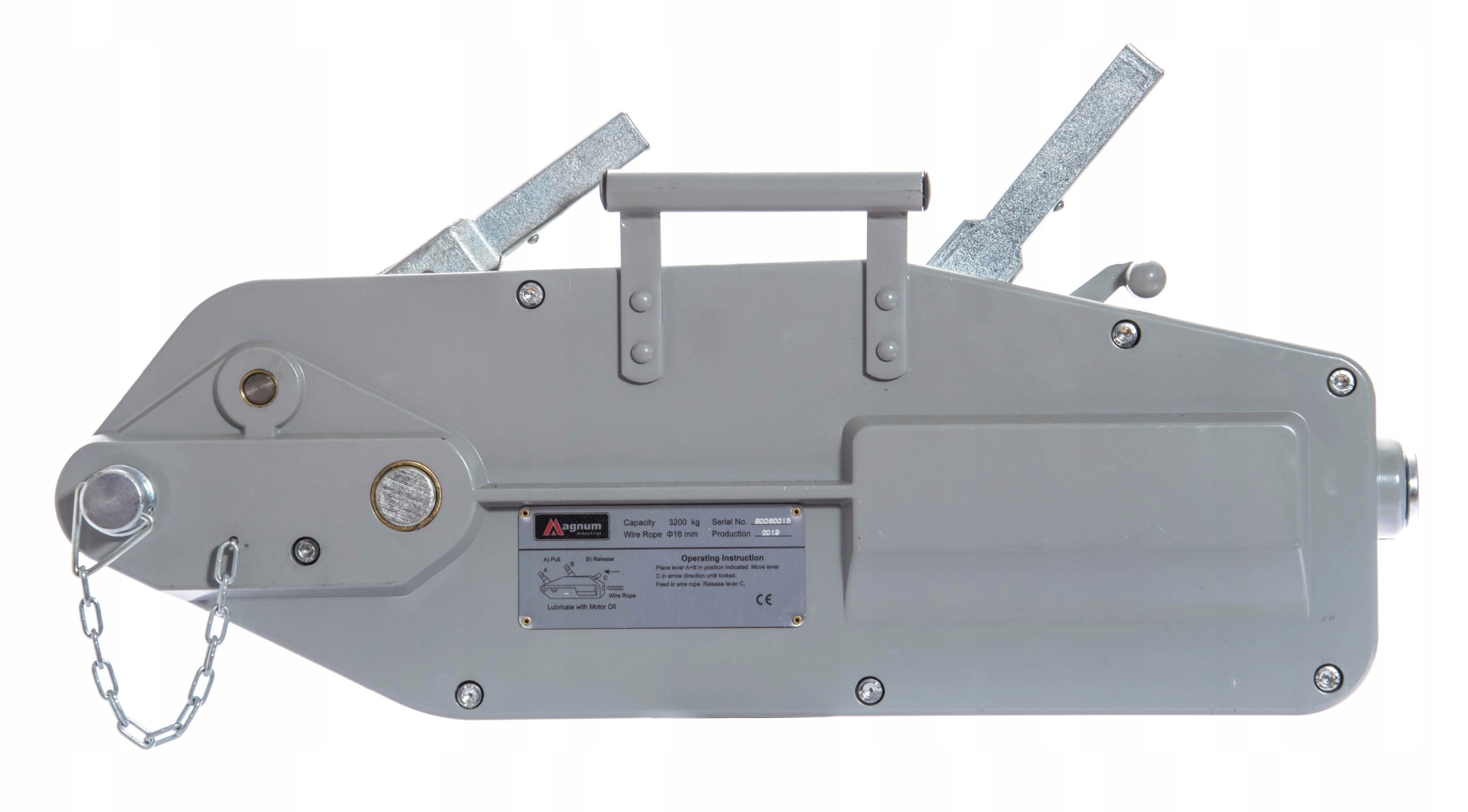 PRZECIĄGARKA LINOWA KIFOR 3,2T LINA 20m WYCIĄGARKA Marka Magnum