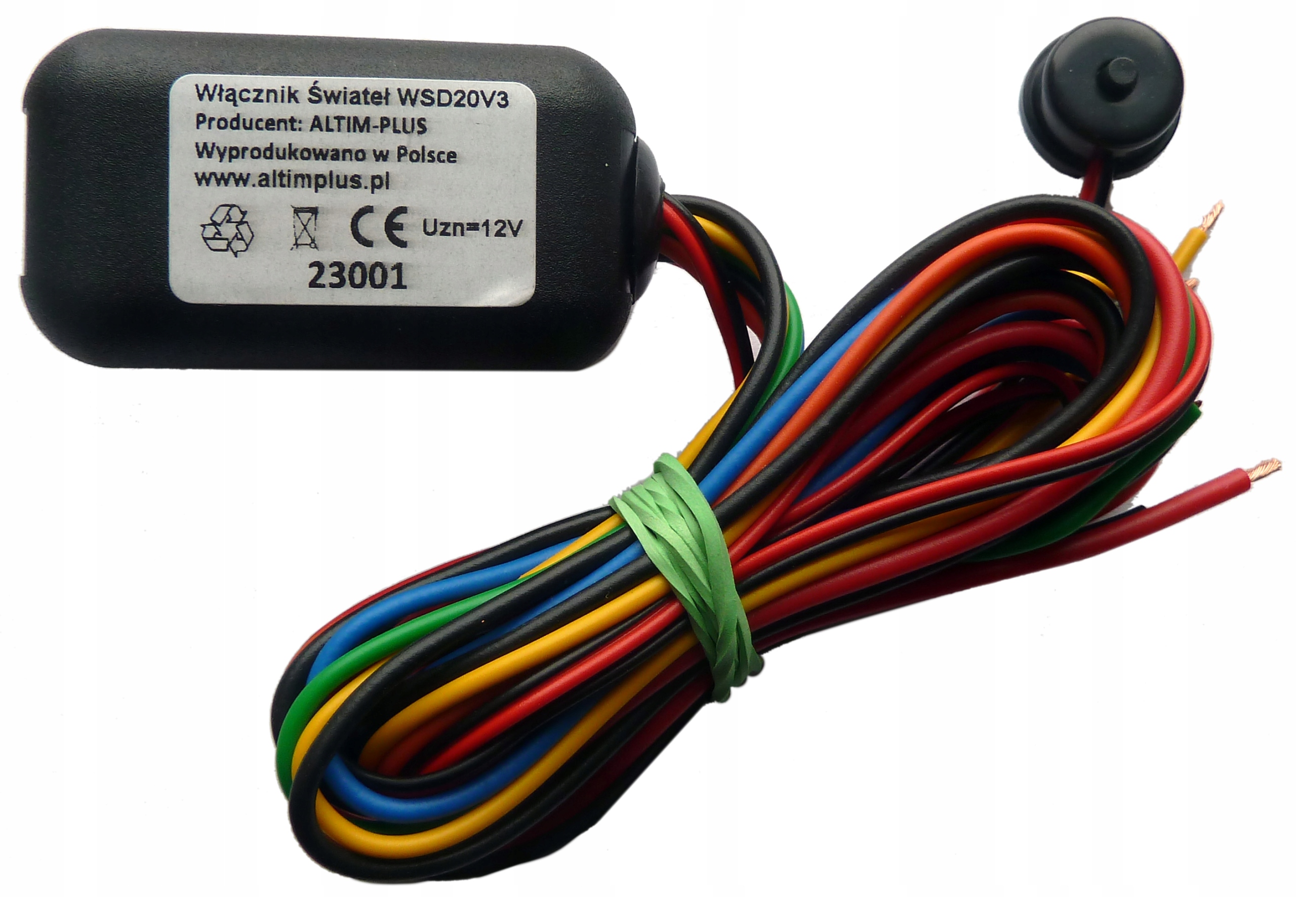 Moduł świateł 0-100% mocy tryb serwisowy +12V produkt polski Altimplus Numer katalogowy części WSD20