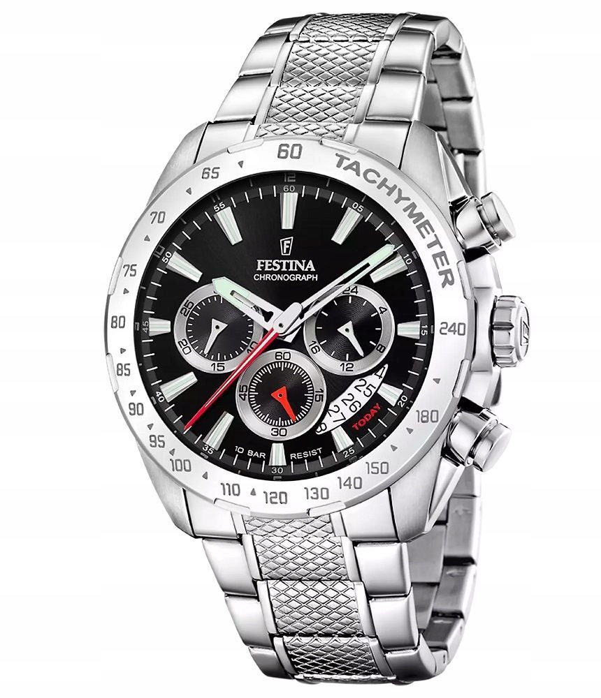 Pánské Hodinky Festina Timeless Chrono F20668/4 45,00 mm 10ATM