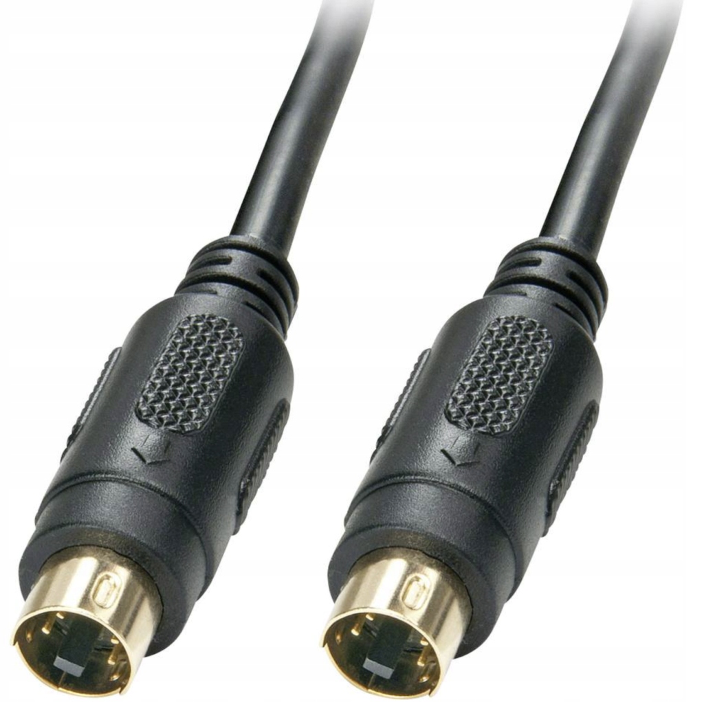 

Kabel wideo S-vhs 4-stykowy mini Din 20 m