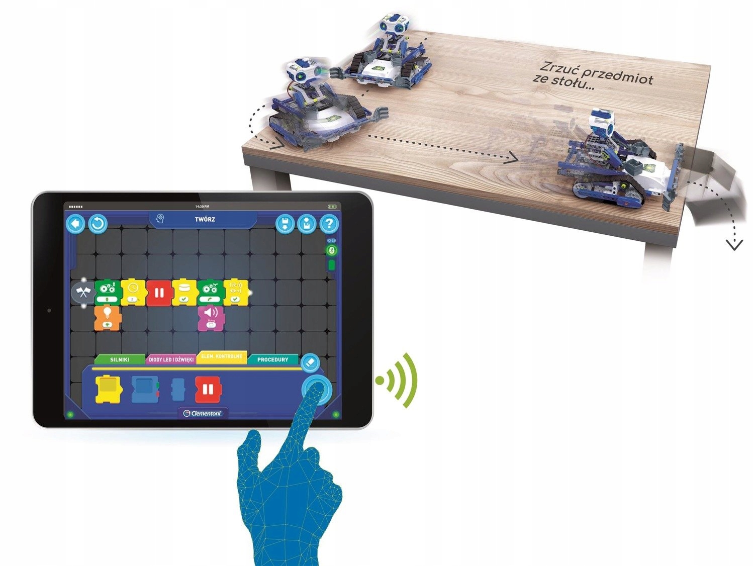 ROBOT RoboMaker LABORATORIUM ROBOTYKI CLEMENTONI Bohater brak