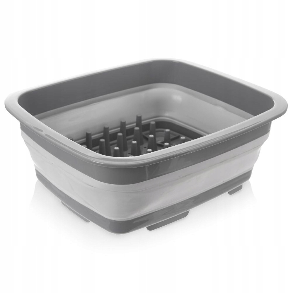 Levně Sušička Na Nádobí Silikonový Skládací Turistický Dřez