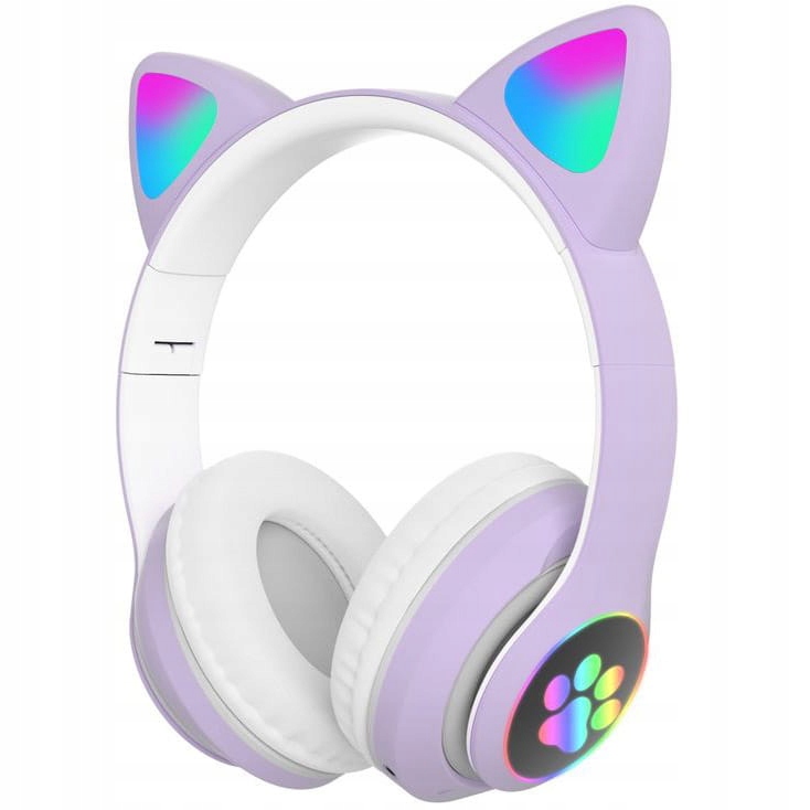 

Słuchawki bezprzewodowe dla dzieci, Kocie Uszy