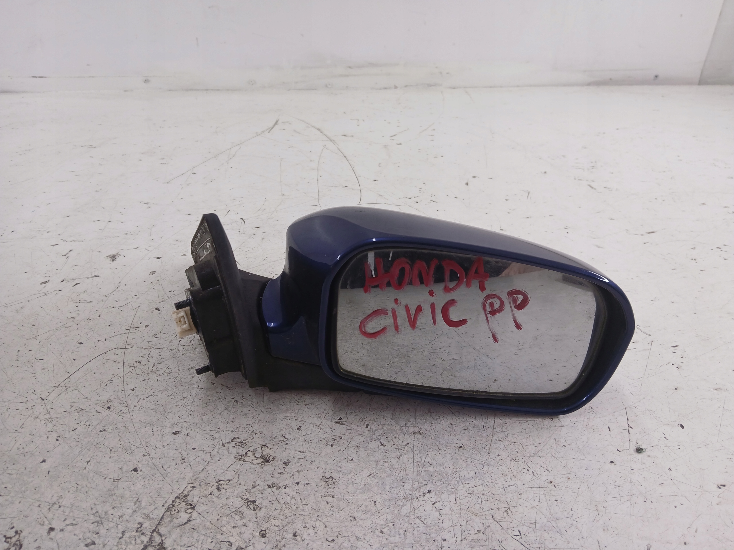HONDA CIVIC VII sedan ES mirror right 5 PIN blue
