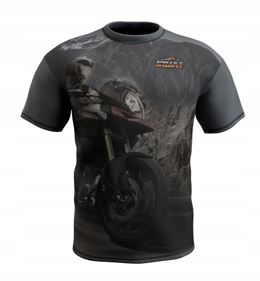 T-SHIRT DLA MOTOCYKLISTY koszulka termoaktywna Suzuki V-STROM DL650 DL1000