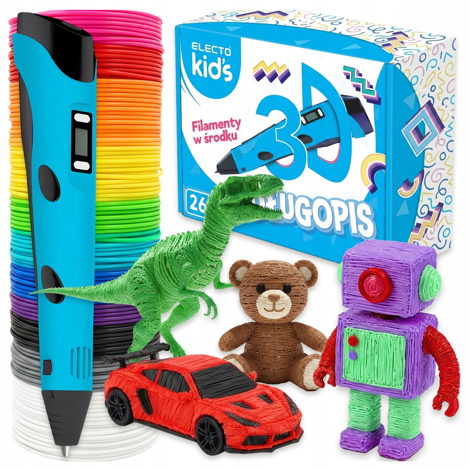 Markowy Długopis 3D Drukarka 3D 260M Filamentu Wkładu Do Długopisu 3D