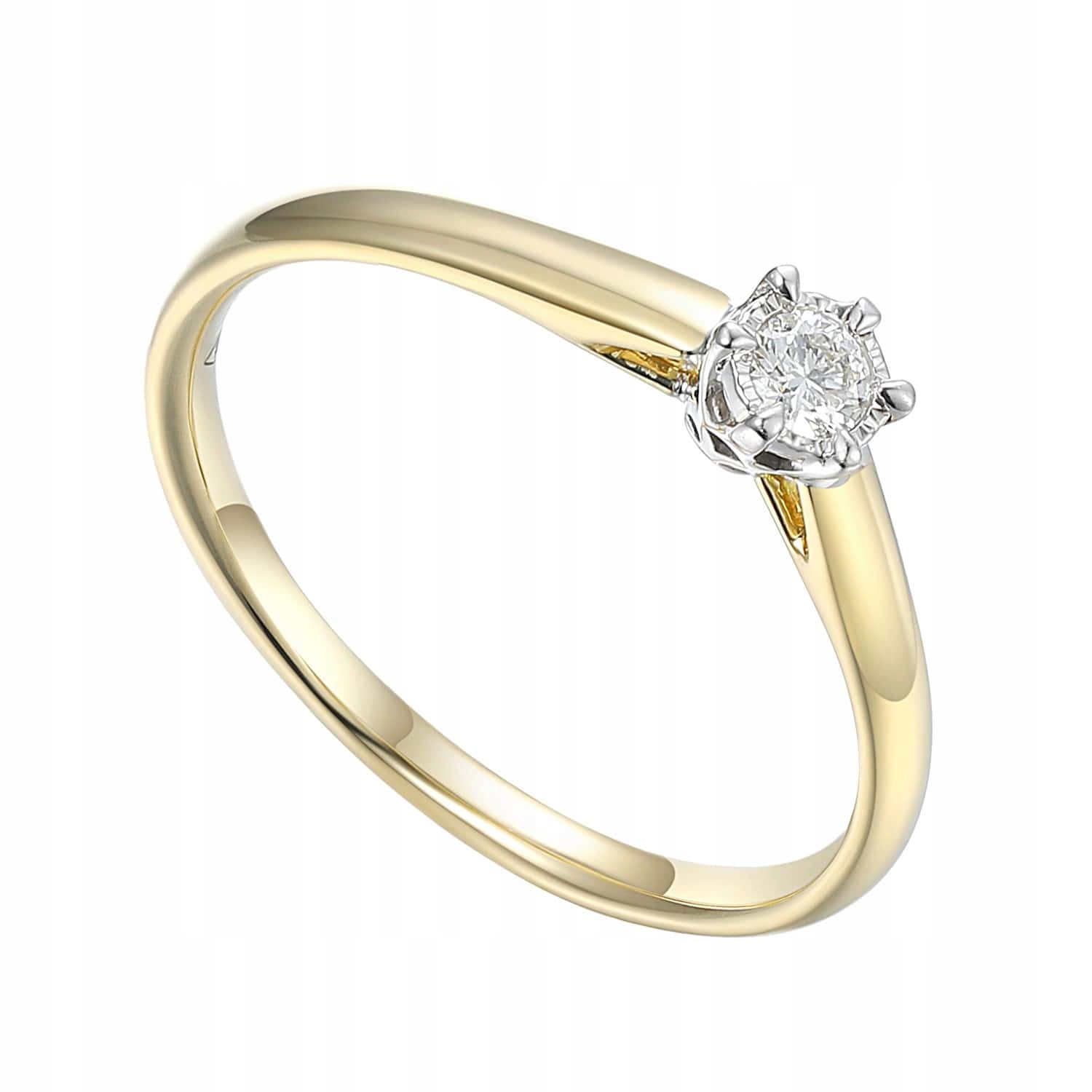 Prstýnek Au 585 s diamantem R89398YW velikost 11