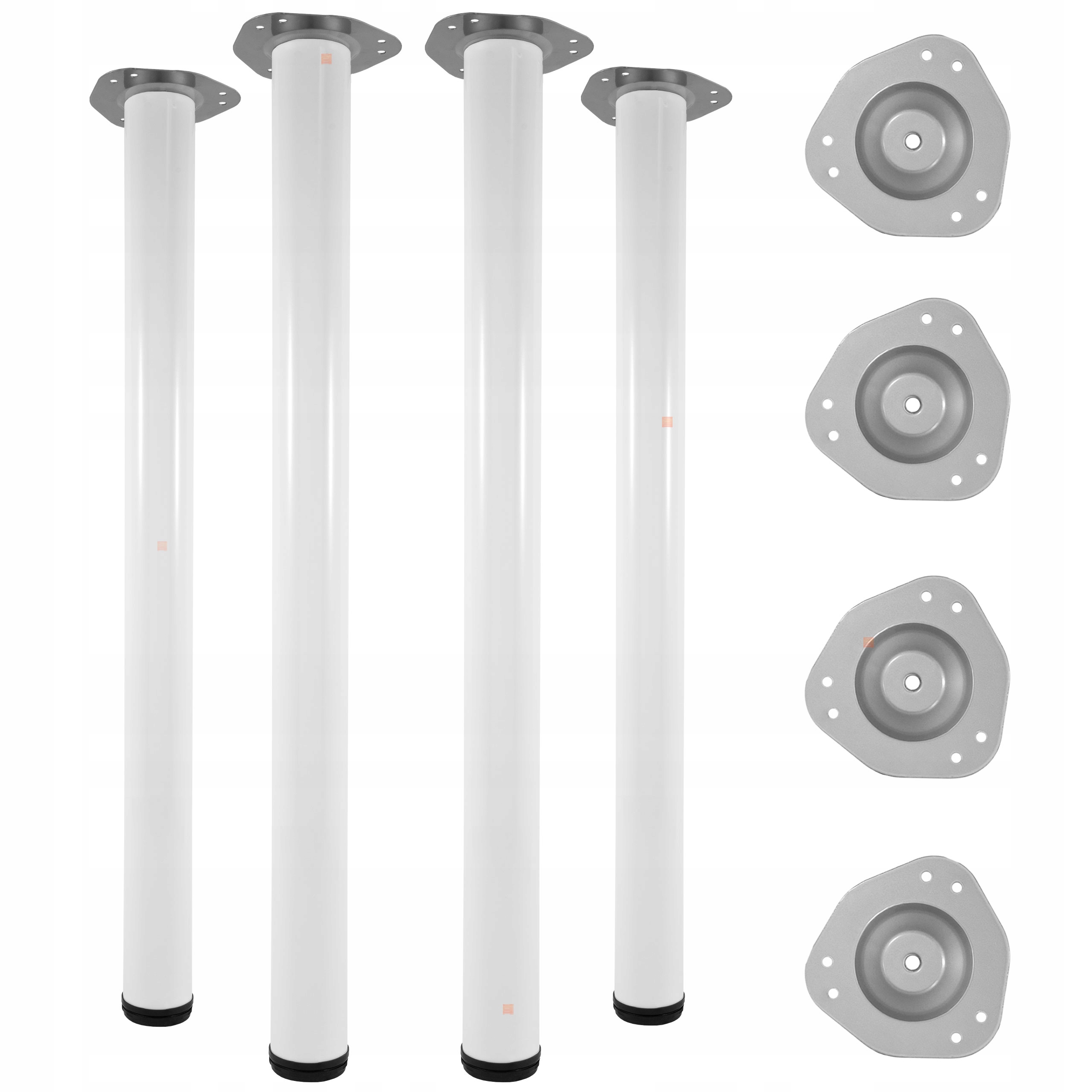

Nogi meblowe do stołu biurka Step 820MM biały 4szt