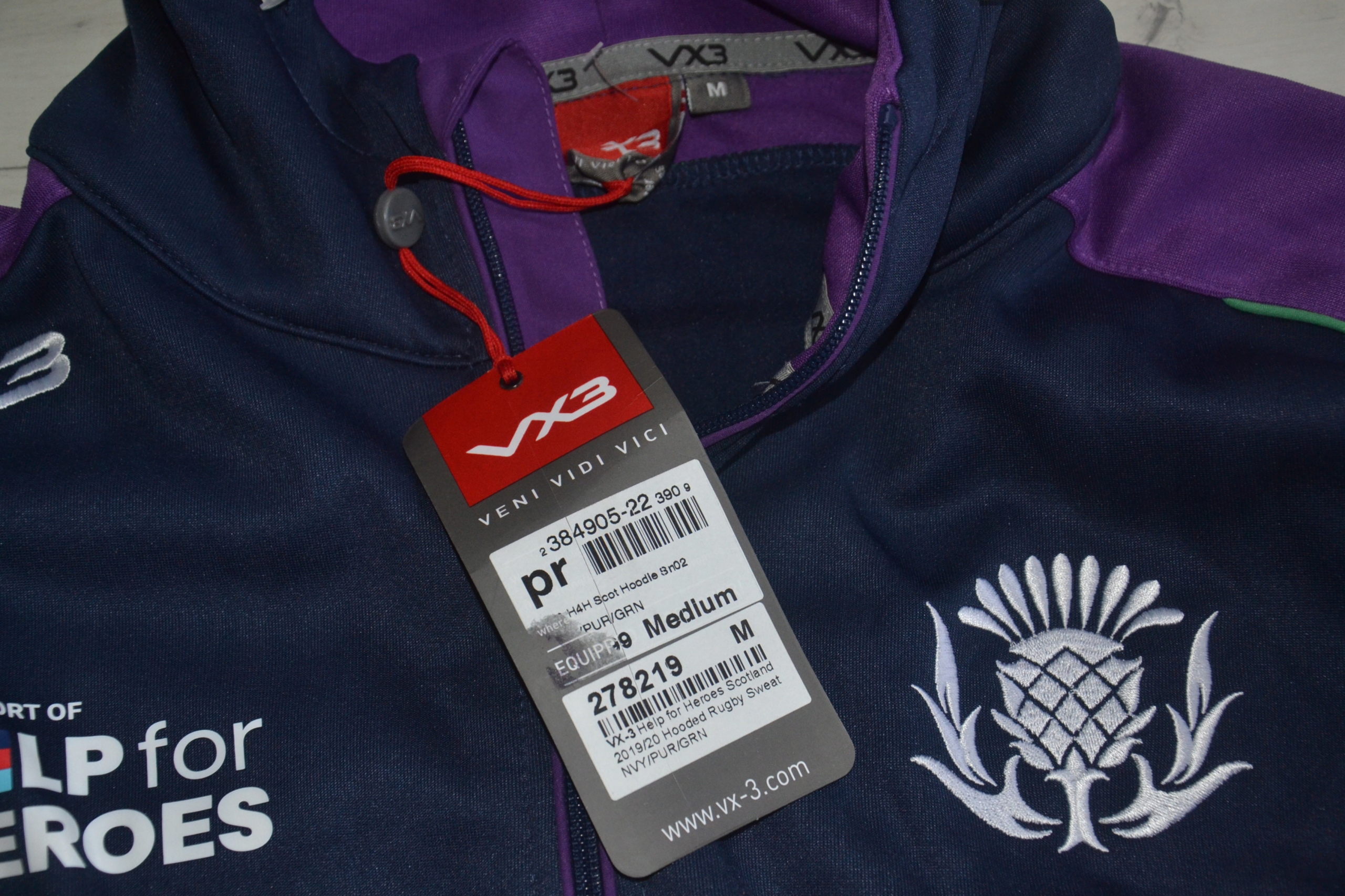 VX3 SCOTLAND NOWA BLUZA RUGBY M Marka inna