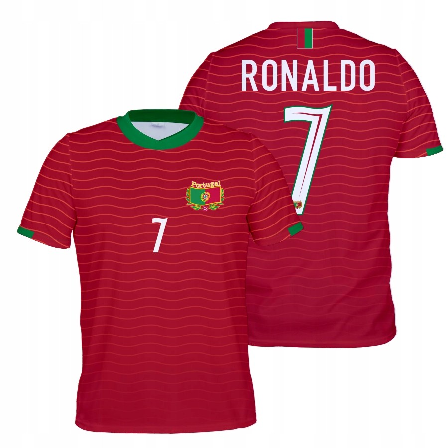 Ronaldo Portugalia Strój Sportowy Rozmiar 122 Getry
