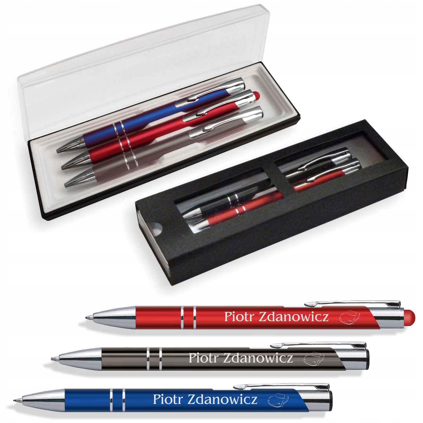 

Żelopis TouchPen Ołówek Zestaw Personalny Grawer