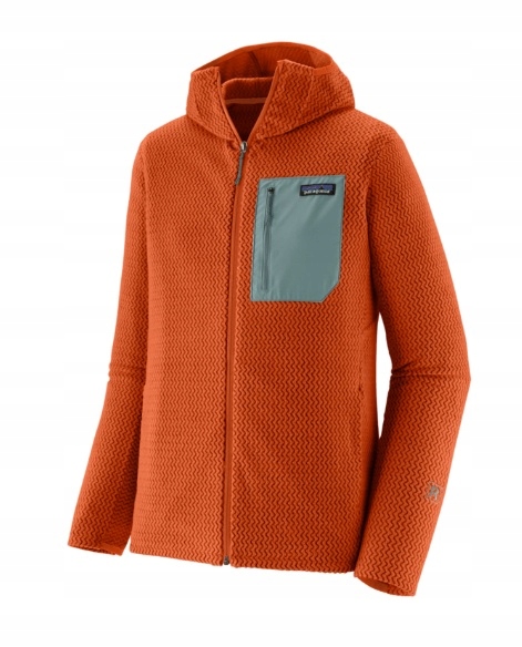 Polar Męski Patagonia R1 Air Hoody coal orange L