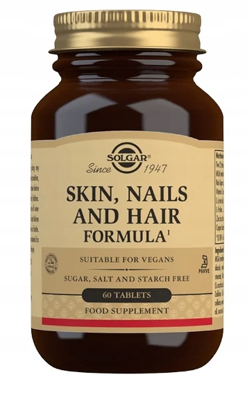 Solgar Skin, Nails & Hair, Advanced MSM Formula 60 tab Włosy Skóra