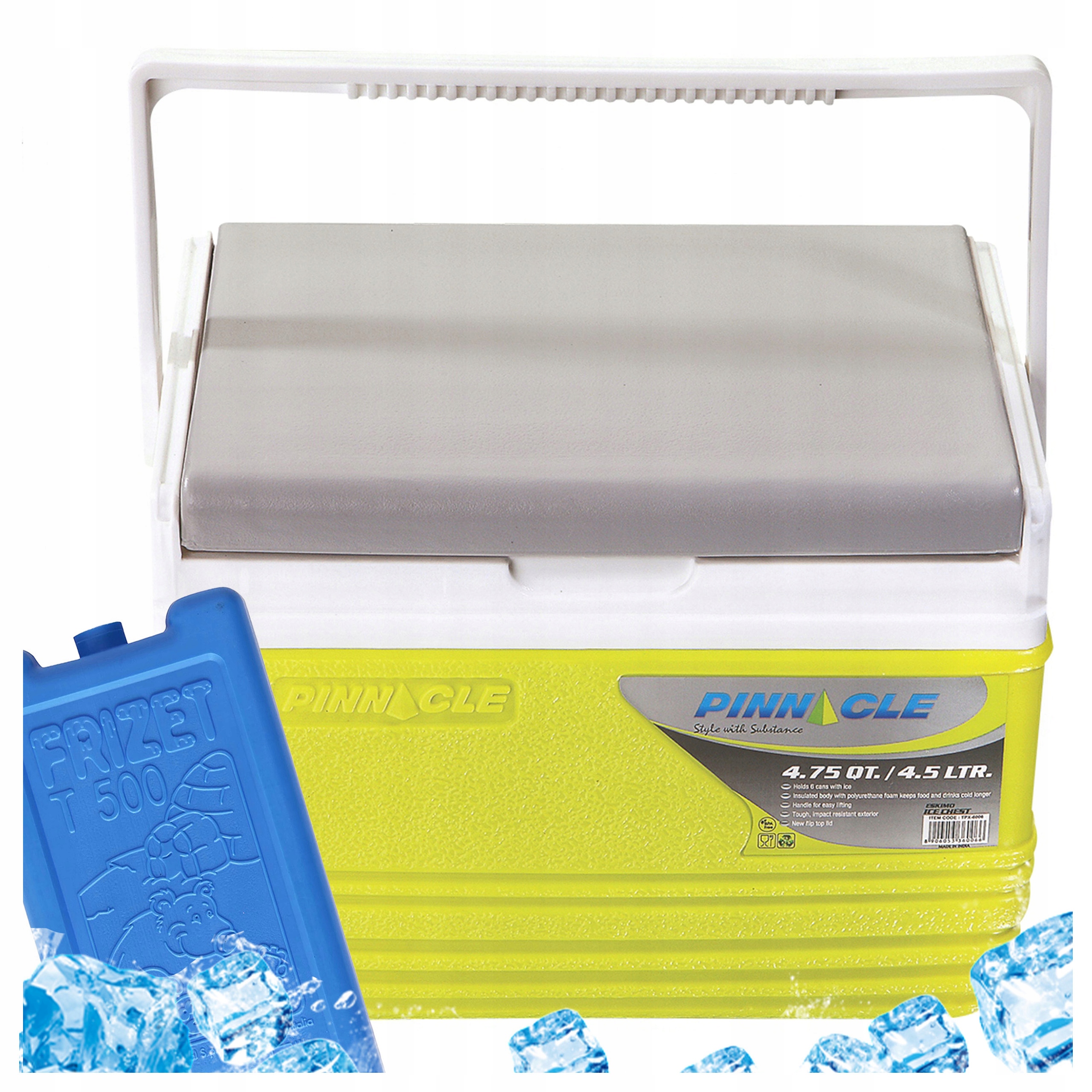 Přenosná lednička Pinnacle Tpx 6006 4,5L zelená náplň 500 ml Set