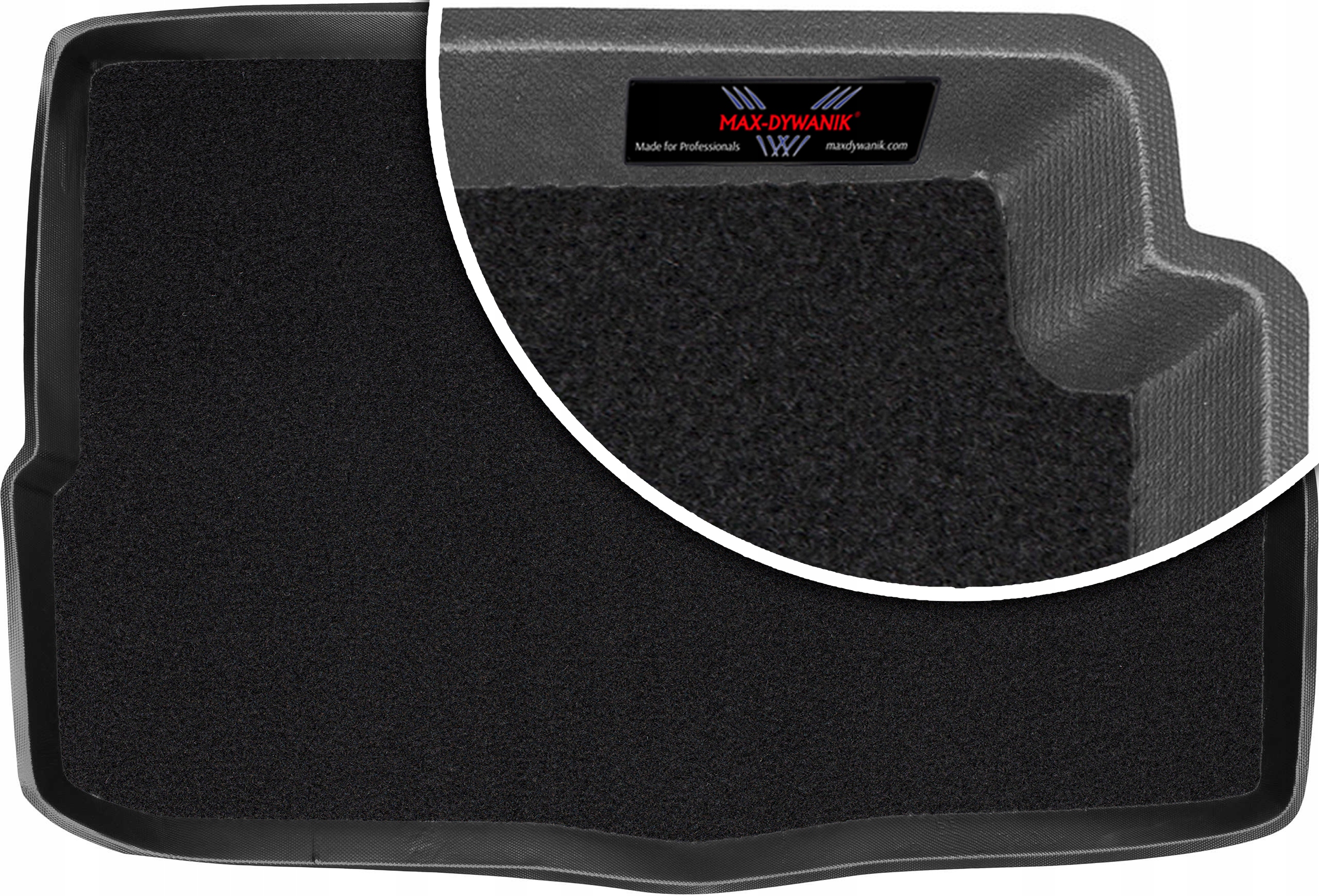 Renault Kadjar Crossover 2015- Koberec do zavazadlového prostoru s velurovou podložkou