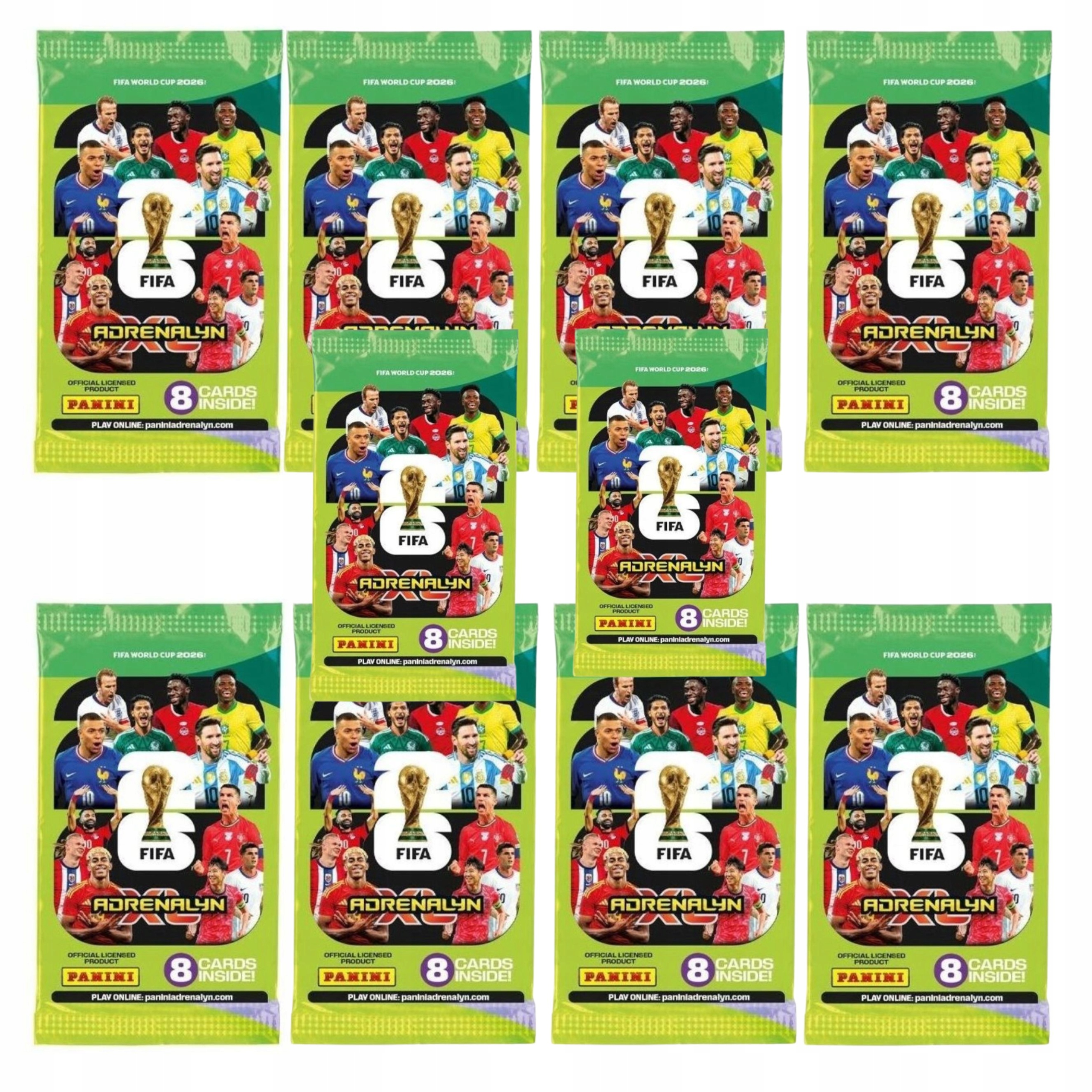 Panini Fifa 365 Adrenalyn XL 2026 Karty 80 Sztuk Piłkarskie World Cup