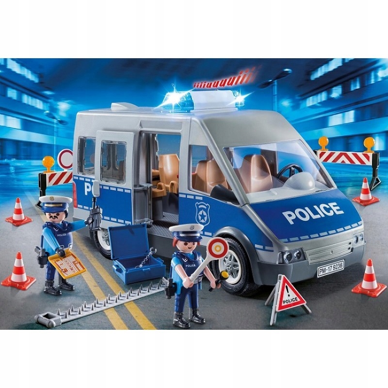 PLAYMOBIL 9236 POLICJA Z BLOKADĄ DROGOWĄ Kod producenta 9236