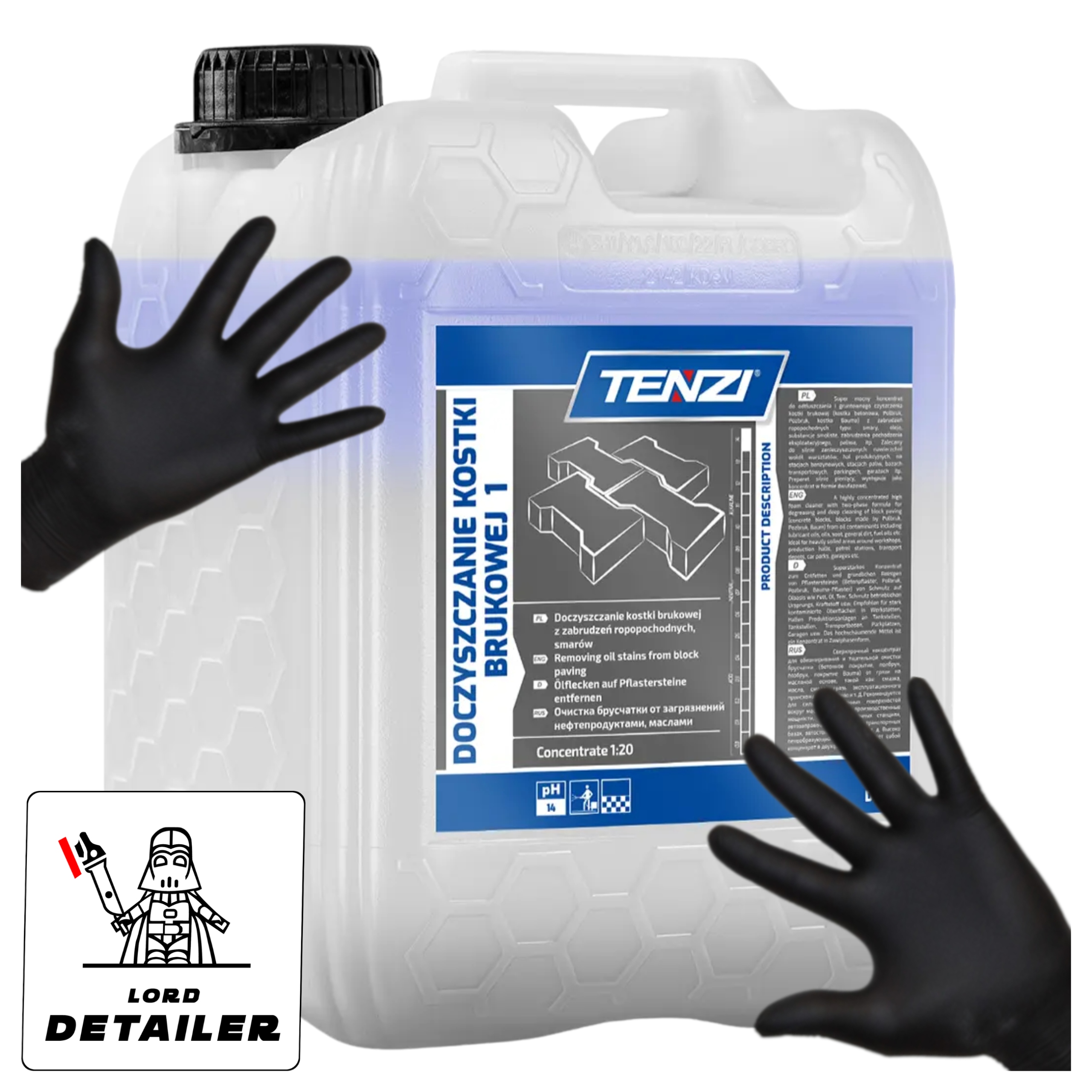 Levně Tenzi Koncentrát na čištění dlažebních kostek 1 5000 ml asfaltu