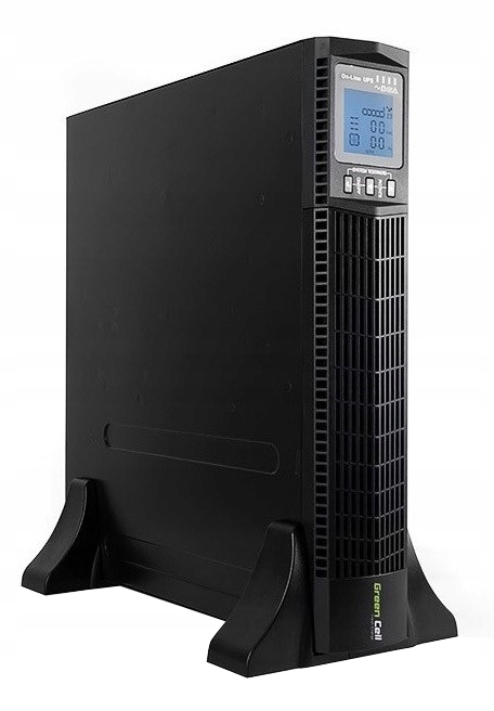 Zasilacz Awaryjny Ups Green Cell Szafa Rack 1000VA Rack 2X 9AH 230V Sinus