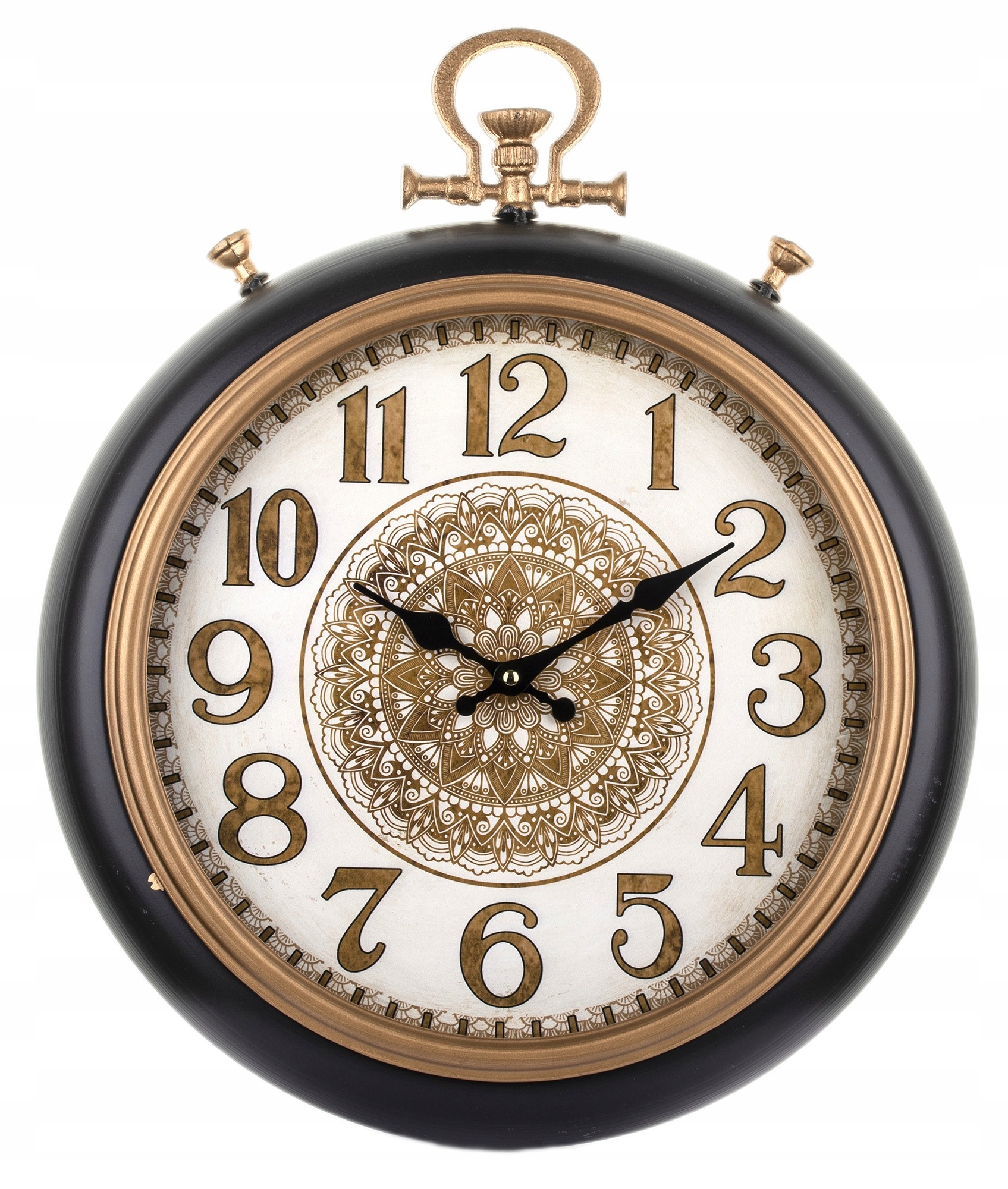 

Zegar ścienny metalowy retro wiszący czytelny