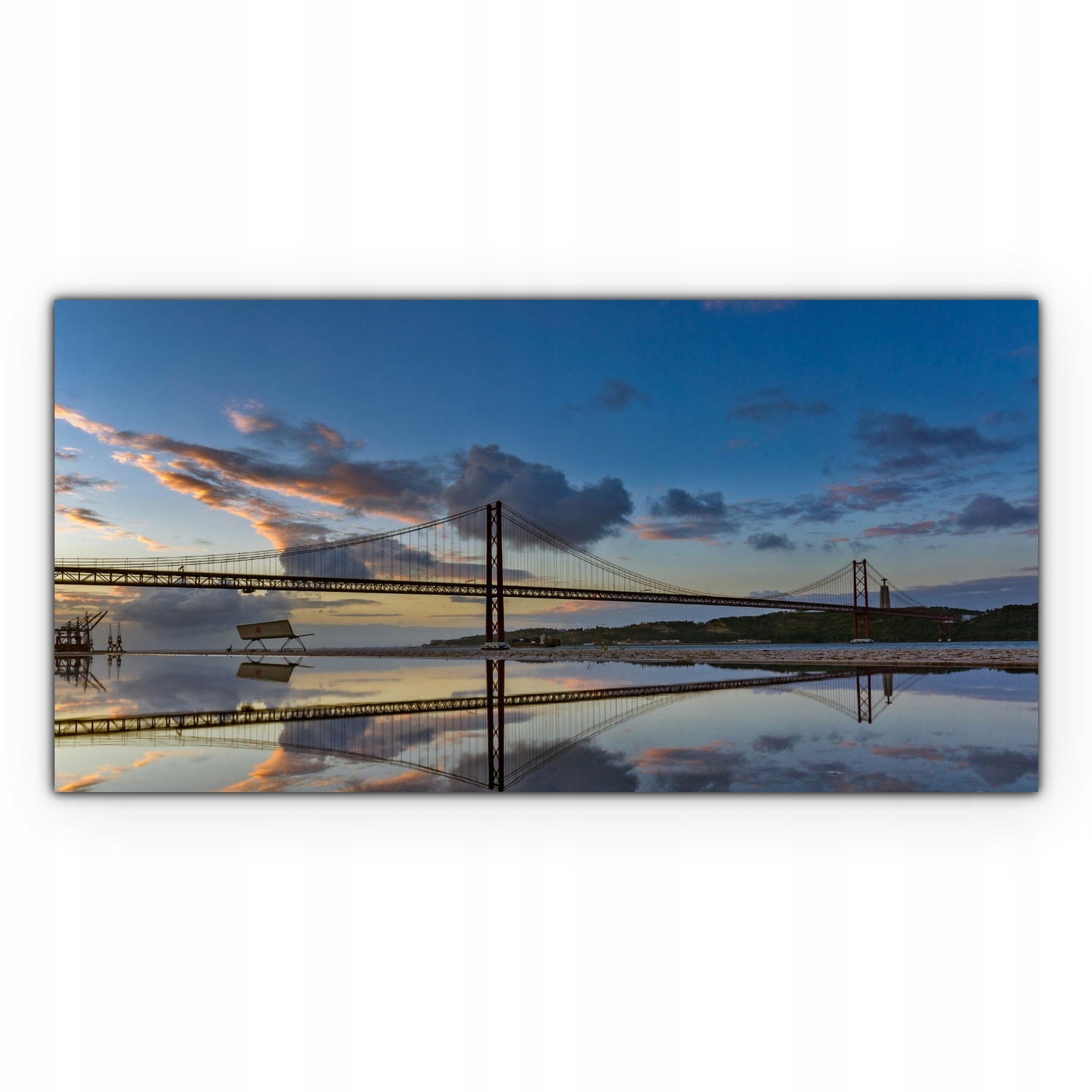 

Fotoobraz na płótnie 120x60 Lizbona Most Krajobraz