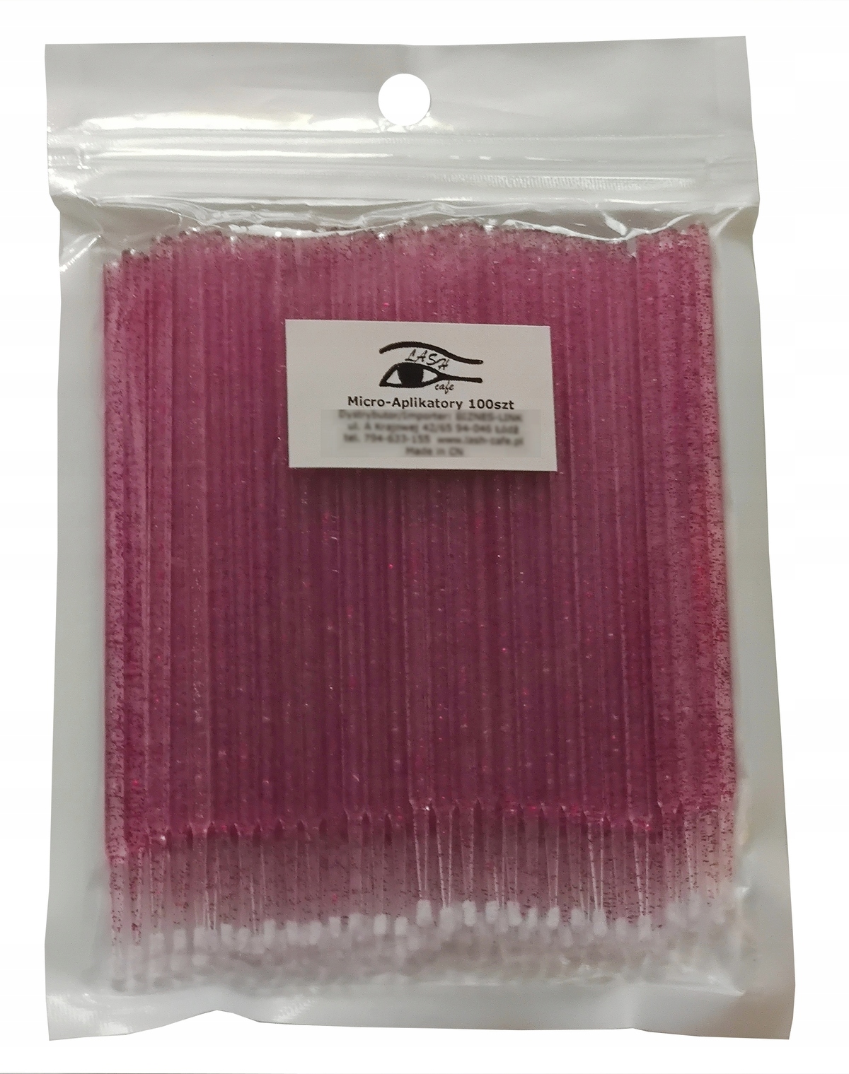 Micro Aplikatory Bezwłókienkowe 100szt LASH-CAFE R
