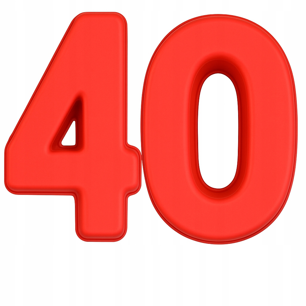 Sada Silikonových Forem Číslice „4“ A „0“ Dort Pro Čtyřicáté Narozeniny Hq