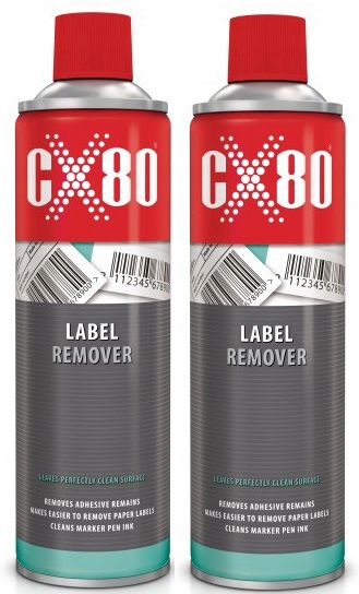 Levně CX-80 Label Remover 500 ml Přípravek Sprej Na Odstranění Lepicích Nálepek X2