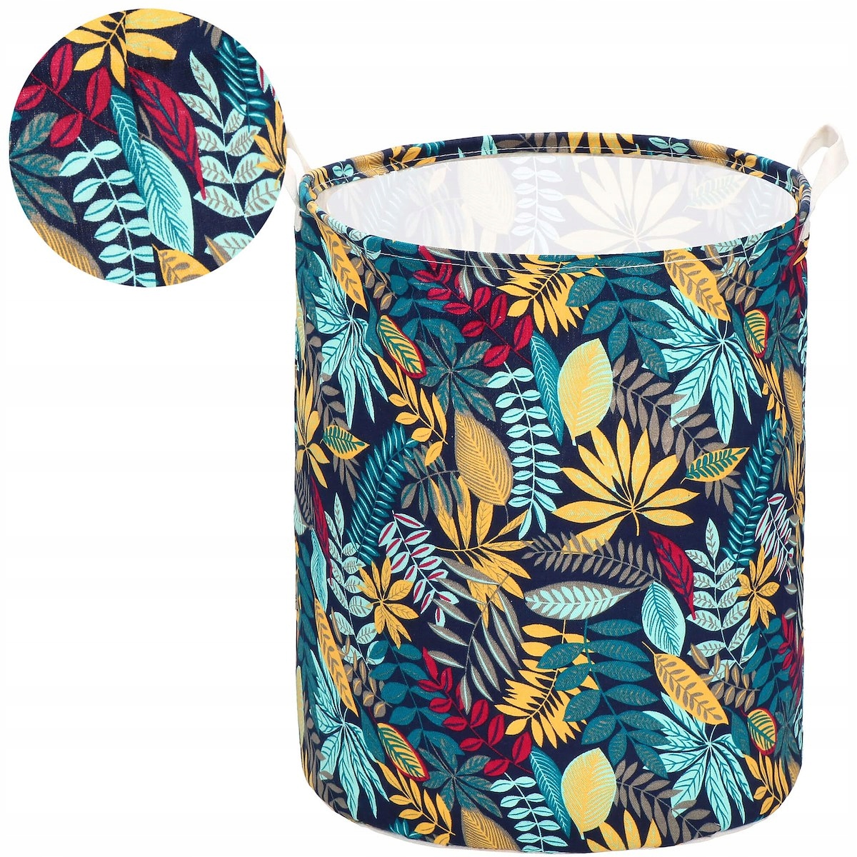 POJEMNIK KOSZ WOREK NA PRANIE UBRANIA ORGANIZER POJEMNY BARYŁKA SKŁADANY XL Materiał tkanina