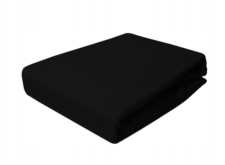 

Prześcieradło Jersey Z Gumką 80X200 Czarne