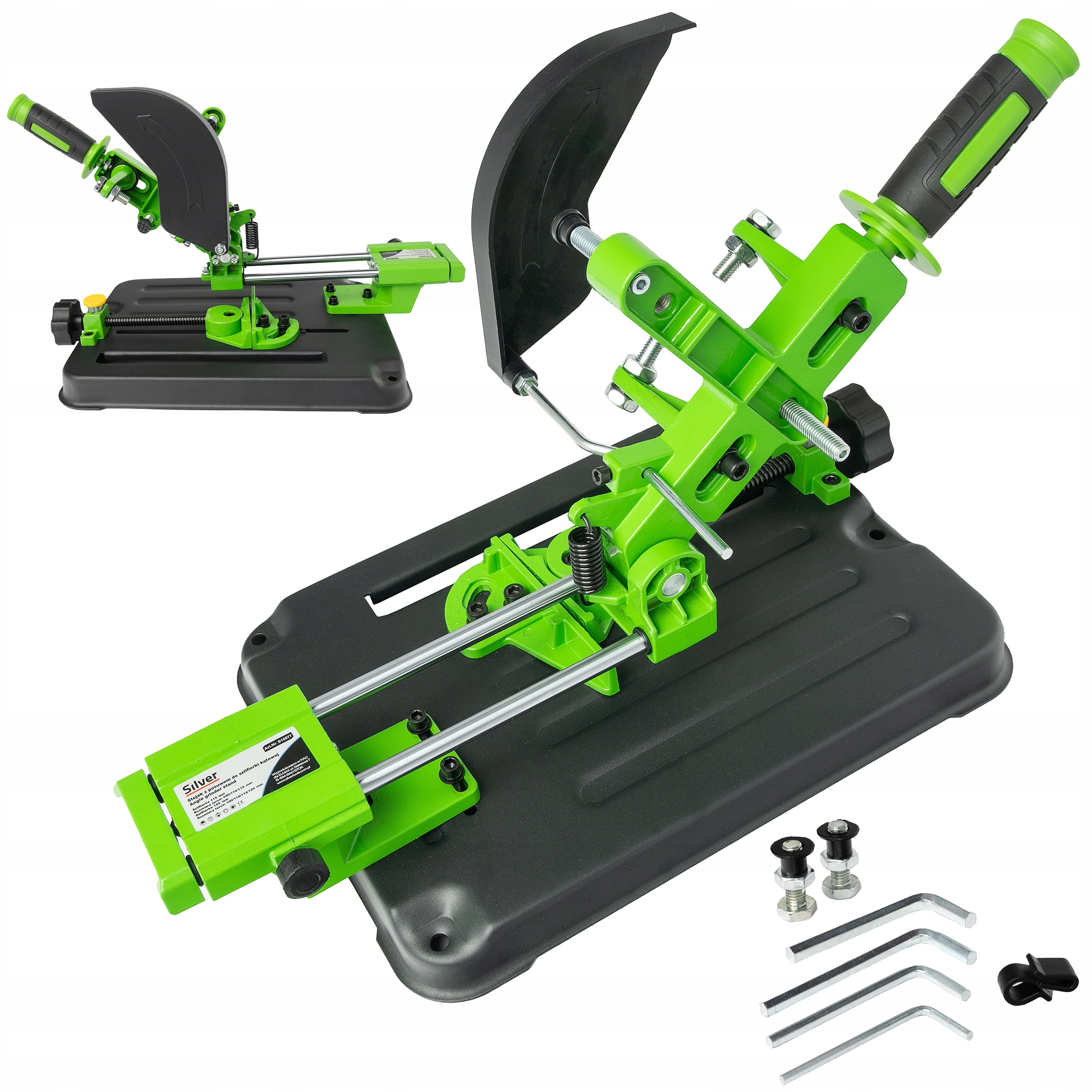 Stativový Stojan S Posuvem Pro Úhlovou Brusku 115-125 MM, Nastavitelná Rukojeť