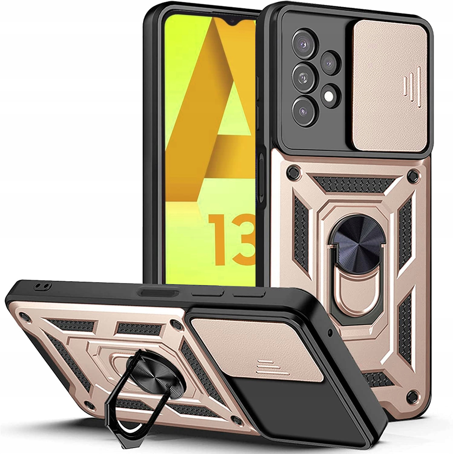 Etui PANCERNE RING + SZKŁO do SAMSUNG GALAXY A13 Marka TeleProtector