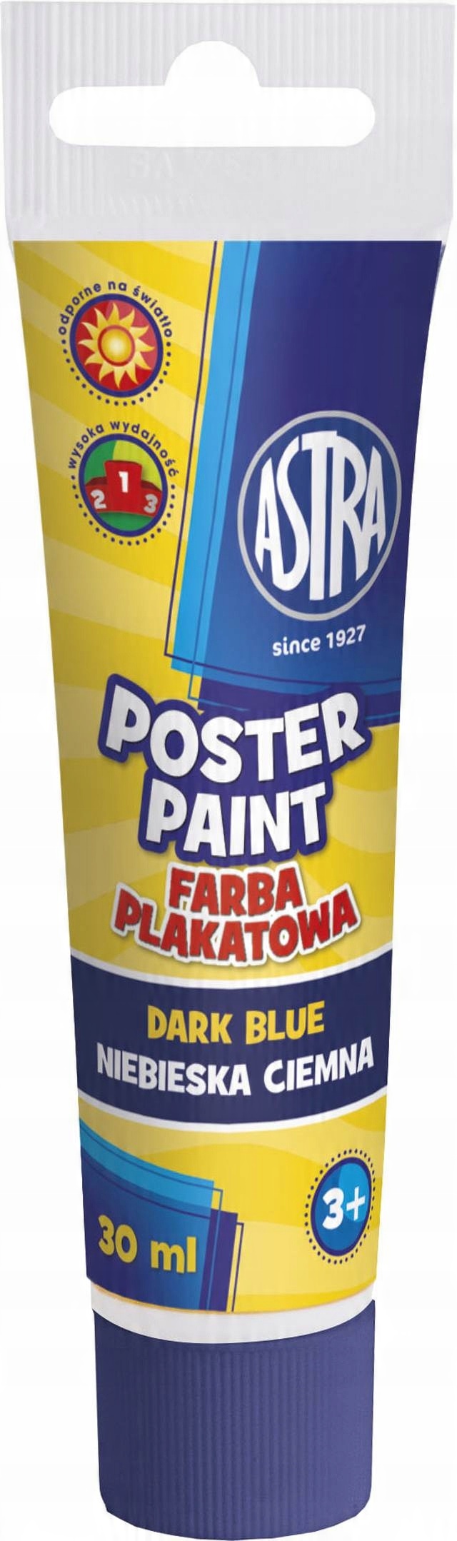 

Farba plakatowa Astra tuba niebieska ciemna 30ml
