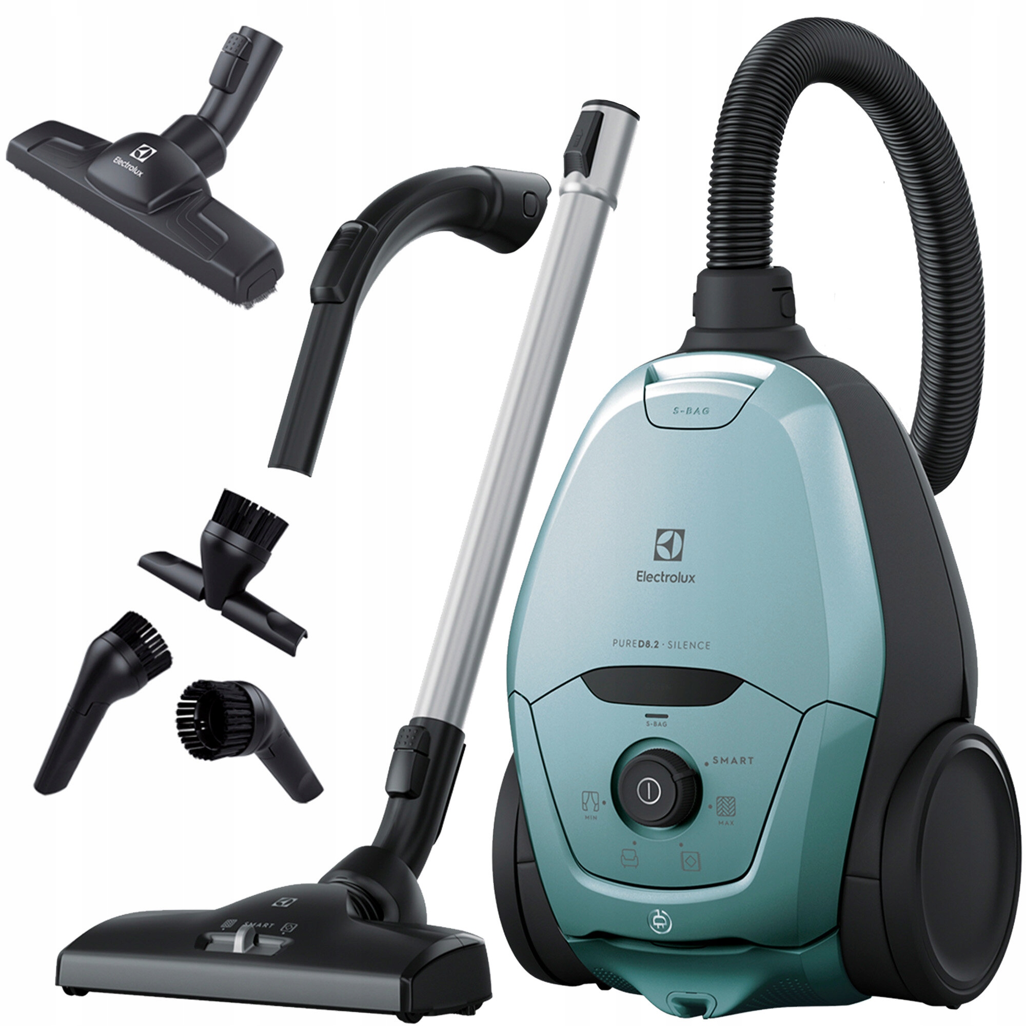 Vreckový vysávač Electrolux Pure D8.2 PD82-4MB (500 W modro-čierny