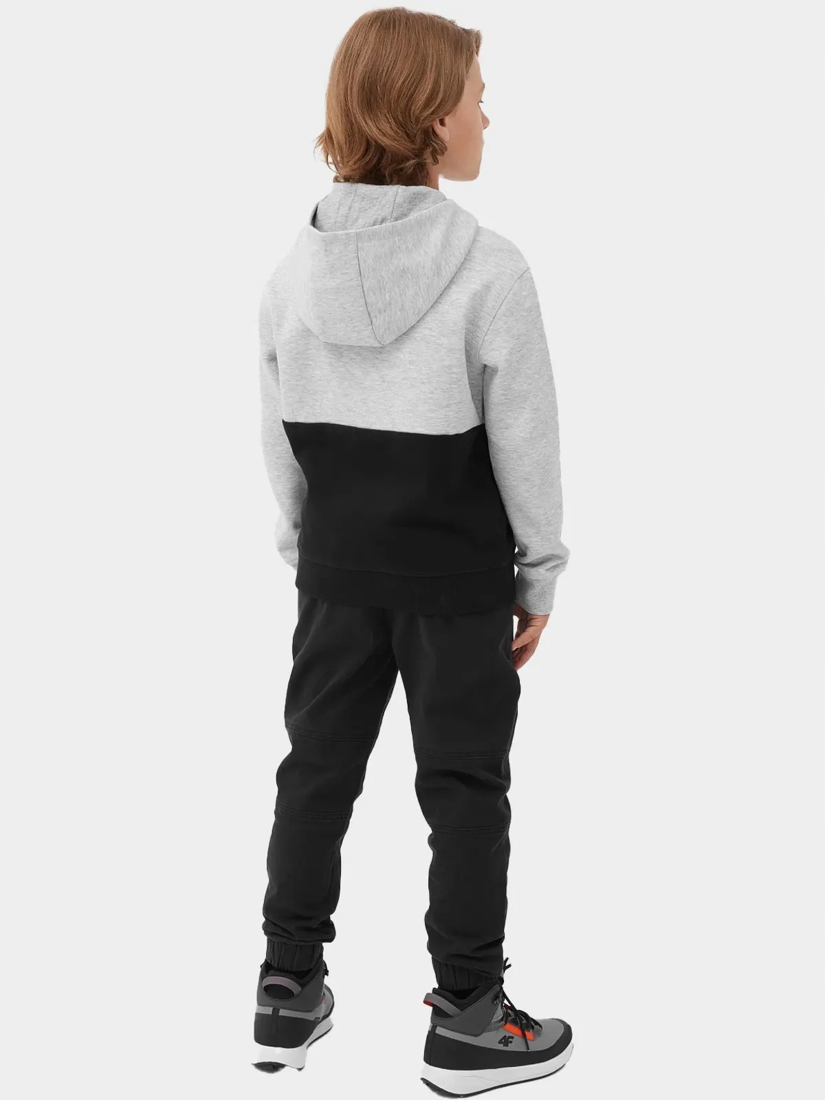 BLUZA CHŁOPIĘCA 4F DRESOWA Z KAPTUREM AW23M628 Płeć chłopcy