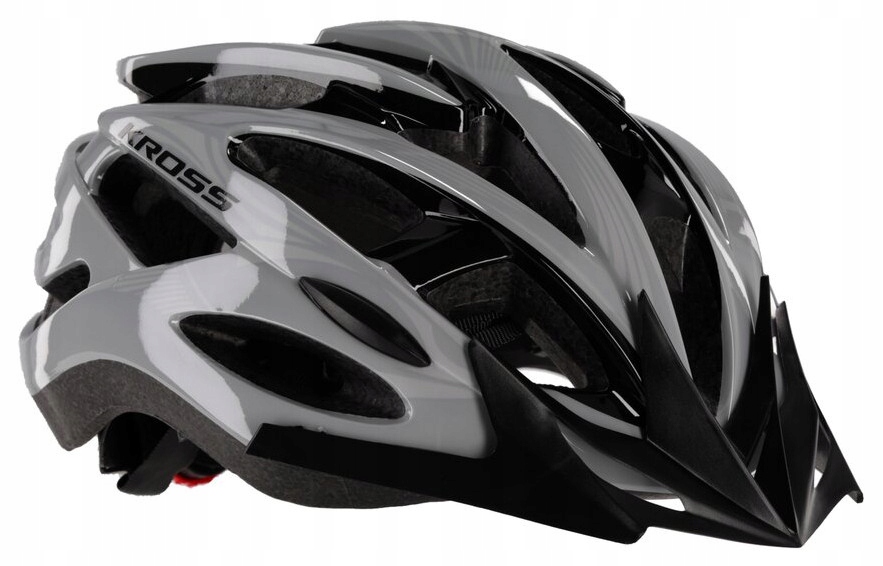 Kask rowerowy Kross Laki 00808MGY szary 56-58 cm M