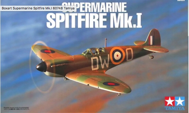 Tamiya 60748 , Supermarine Spitfire Mk.I ,1:72